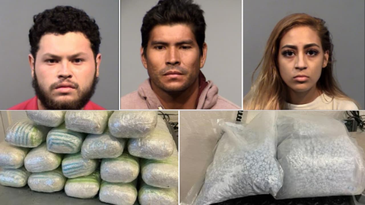 Arrestan a tres residentes de Phoenix que transportaban miles de pastillas de fentanilo