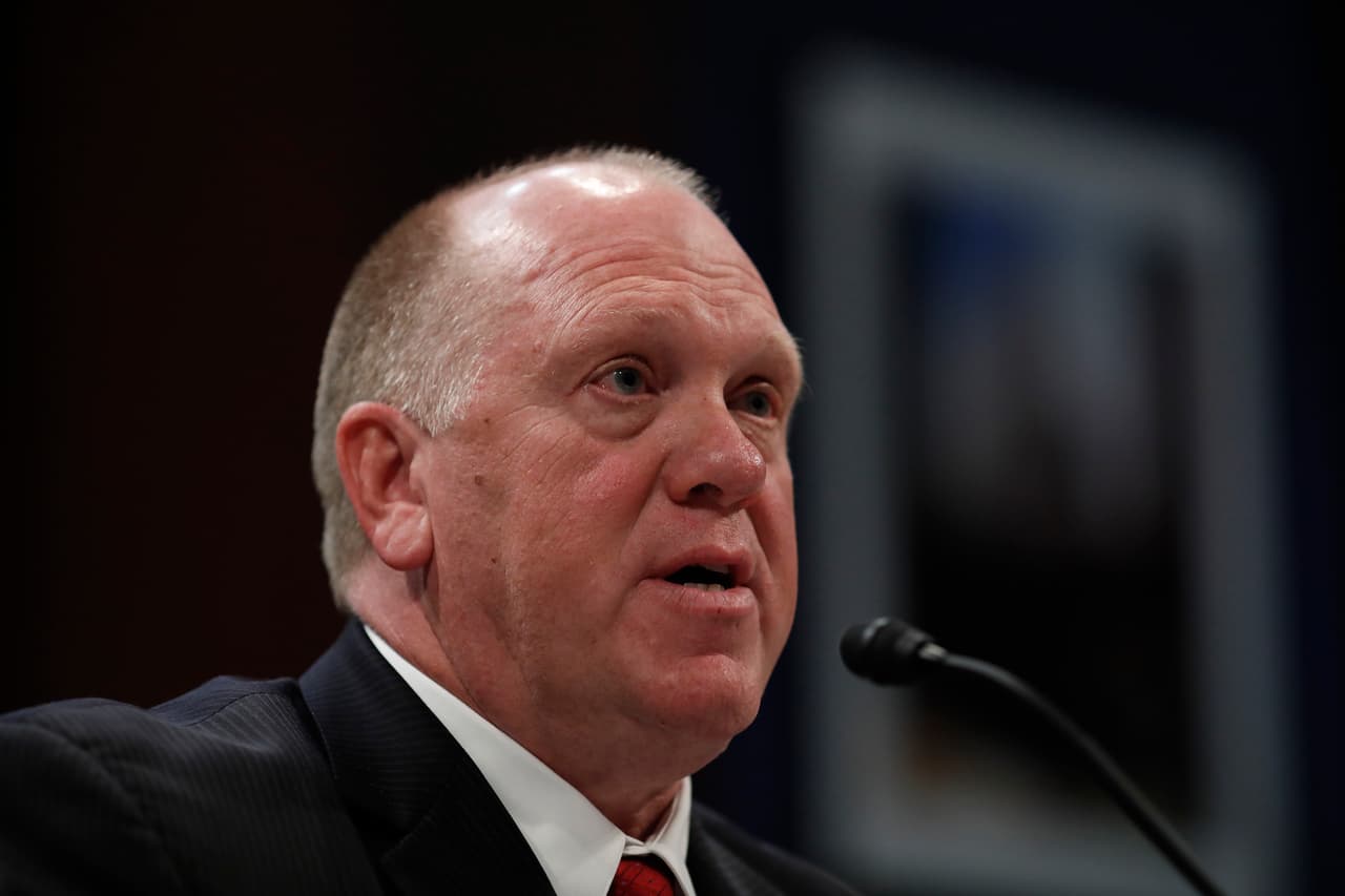  Thomas Homan no acepta ser el "zar para la frontera" de Trump "por ahora"