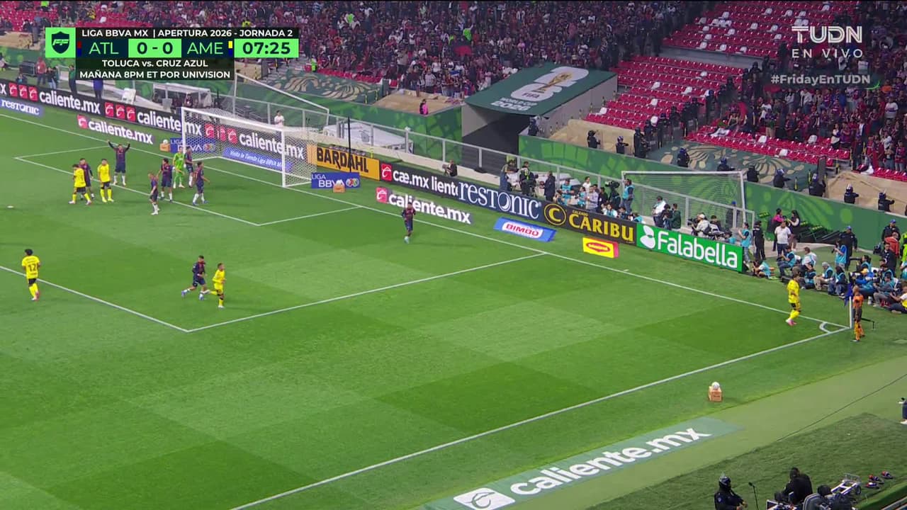 ¡TIRO ATAJADO! disparo por Raphael Veiga.