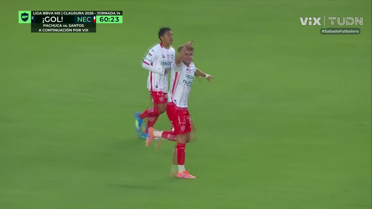 ¡Cabezazo de Tomás Badaloni! Necaxa se acerca 1-2