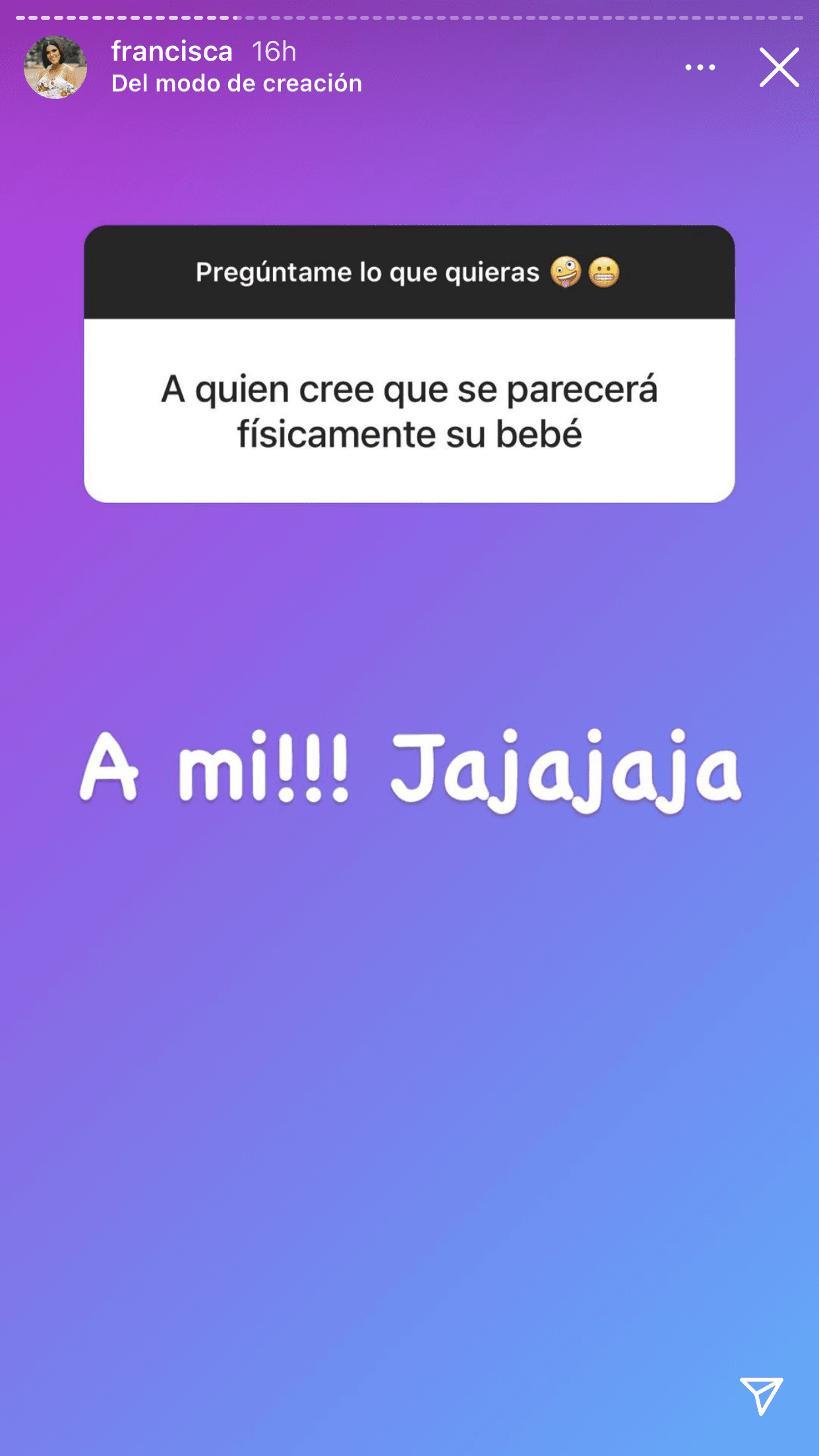 Pero para Francisca no todo son dudas. También hay certezas. Con humor, aseguró que su hijo se parecerá más a ella que a
<b> <a href="https://www.univision.com/shows/despierta-america/nino-o-nina-el-esposo-de-francisca-lachapel-francesco-zampogna-responde-asi-a-la-pregunta-que-todos-se-hacen-video" target="_blank">su esposo, Francesco Zampogna. </a></b>
<br>