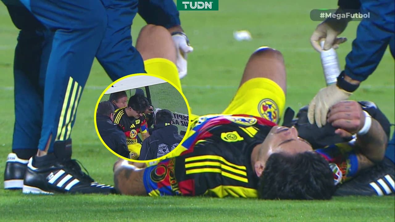 ¡Uno más! Dávila sale lesionado del Clásico Joven 