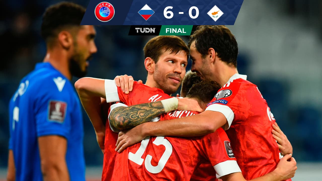 ¡Goleada de Mundial! Rusia presiona a Croacia para ir a Qatar 2022