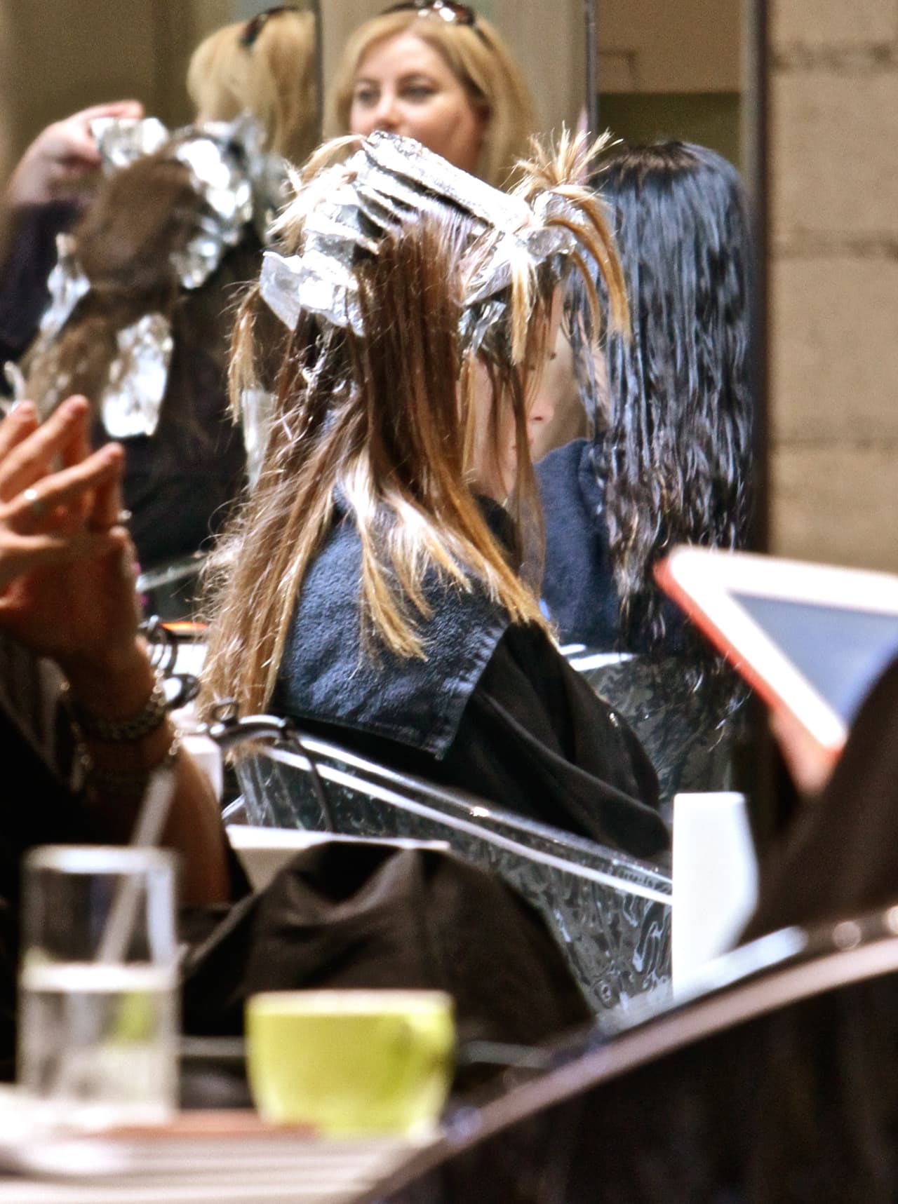 Encontramos a Jennifer Garner muy ocupada.