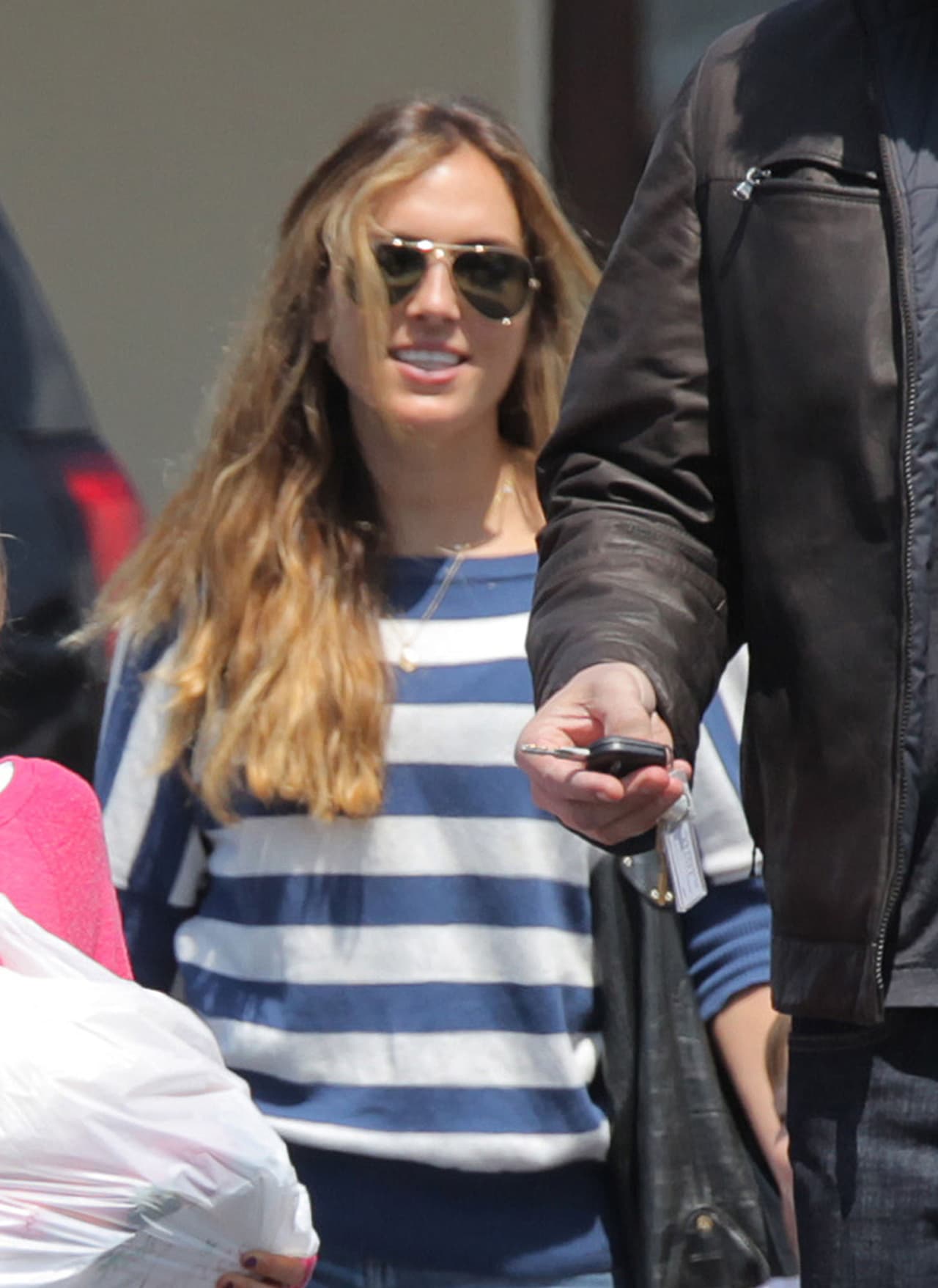 Imágenes de Ben Affleck con sus hijos y la niñera Christine Ouzounian.