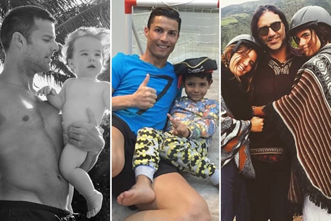 Estos papacitos celebran su día día junto a sus hermosos hijos, mira las mejores fotos de su vida en familia, gozando con sus pequeños.