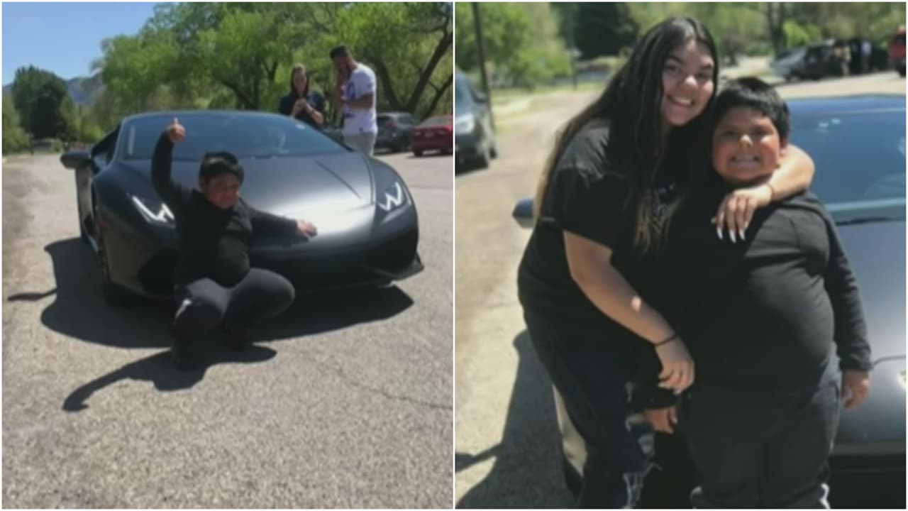 Siguen las sorpresas para  el niño que fue detenido conduciendo el SUV  de su mamá porque quería ir a comprar un Lamborghini