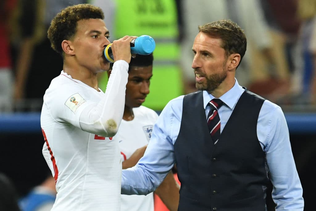 El técnico Gareth Southgate realizó dos cambios en el tiempo extra, en la búsqueda de recuperar física y anímicamente a sus jugadores.