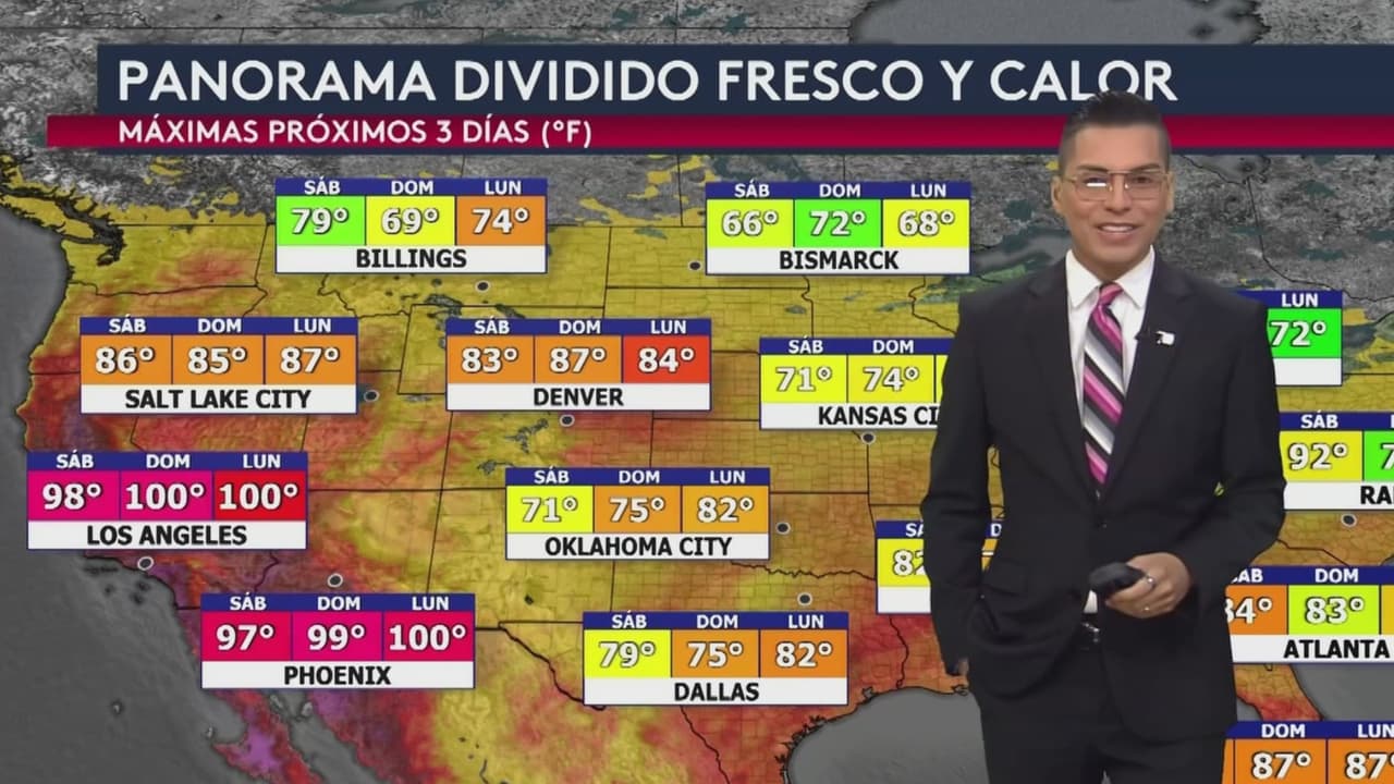 Alerta del Tiempo: Emiten advertencias por ola de calor extremo mientras tormentas amenazan el sureste