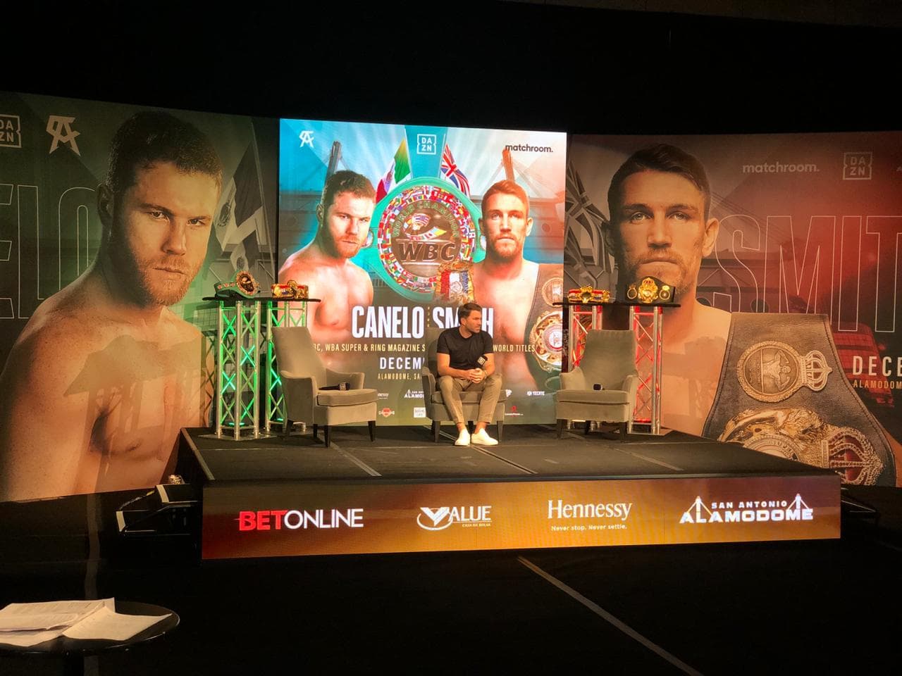Las postales de la última conferencia previa al Canelo vs Smith | Luego de trece meses de inactividad, el mexicano tendrá una complicada prueba en las 168 libras.