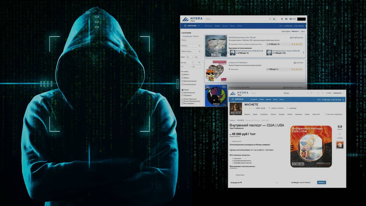 Drogas, hackeo y pasaportes falsos: así operaba Hydra, el mercado ilegal de la 'dark web' más grande del mundo