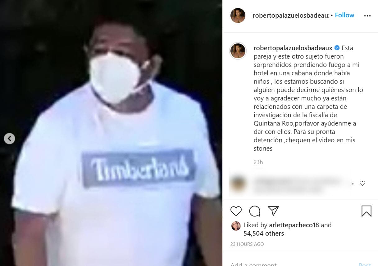 "Mi gente de seguridad me dijo que tuvieron contacto visual con él y hay unos meseros que los vieron. Están cooperando con las autoridades para que podamos dar con ellos", relató a Reforma.
<br>