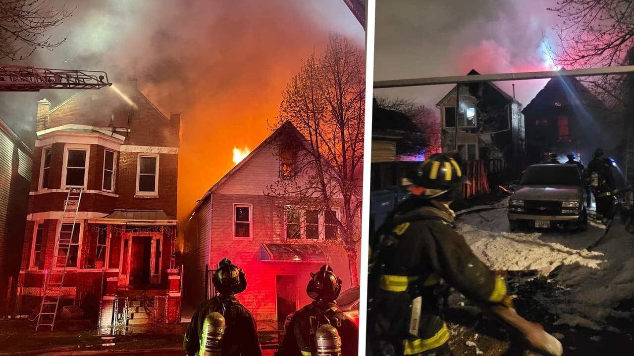 Bomberos de Chicago investigan la causa de 2 incendios en el Barrio de las Empacadoras