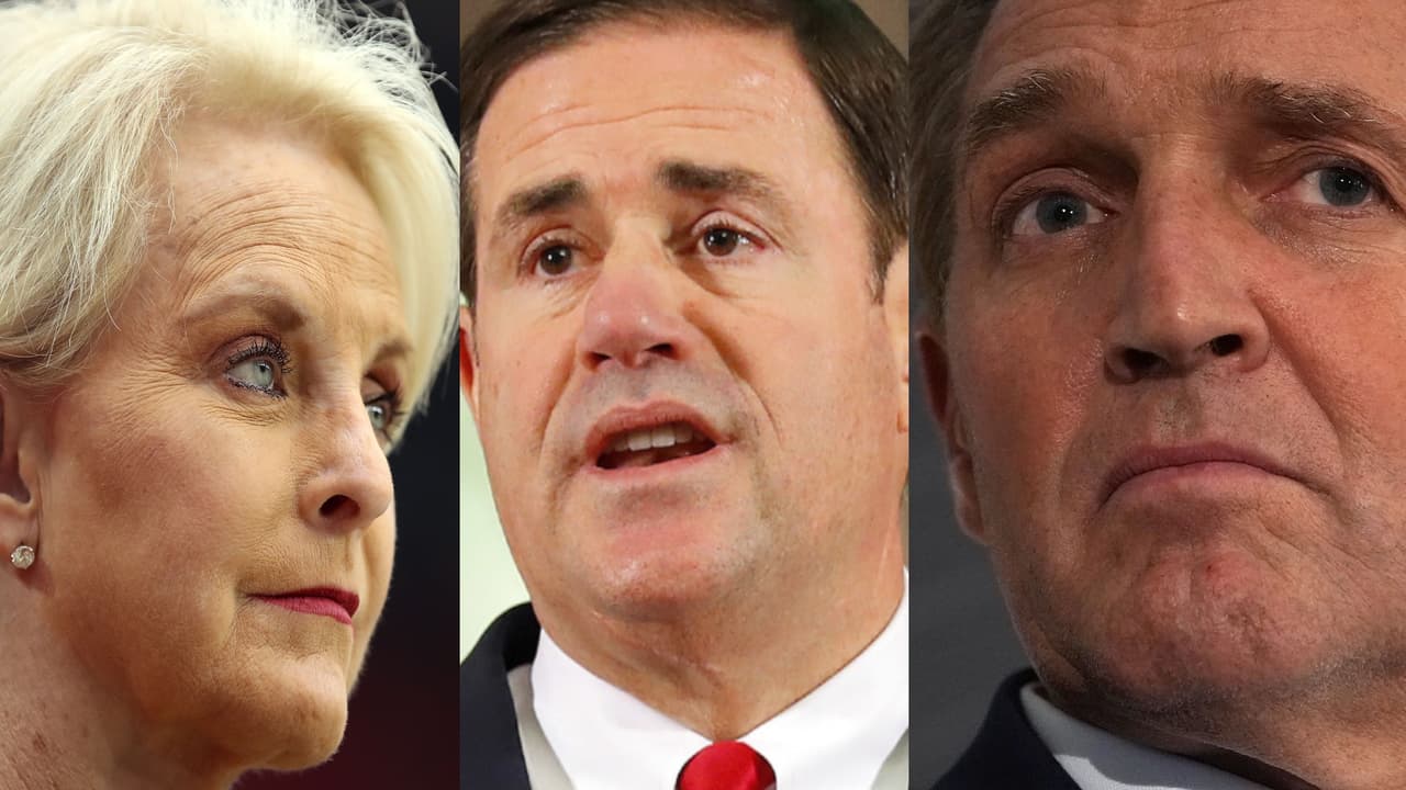 Por enfrentar a Trump censuran a los republicanos Doug Ducey, Jeff Flake y Cindy McCain
