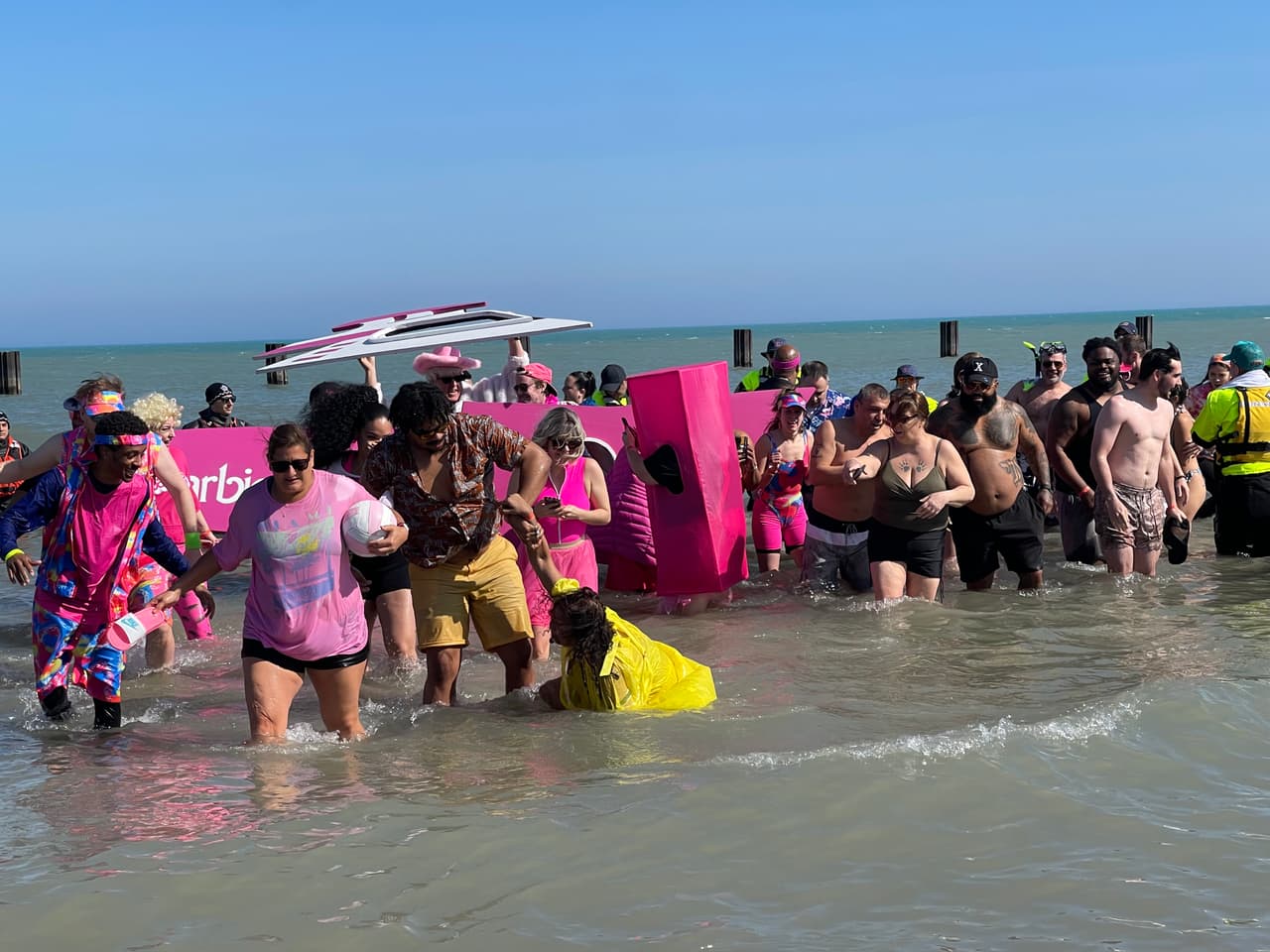 Fanáticos de 'Barbie' decidieron ese tema para amanizar el día.