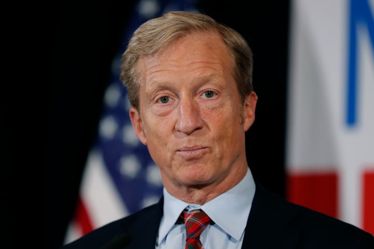 El ambientalista multimillonario Tom Steyer, el último en entrar en una concurrida contienda presidencial