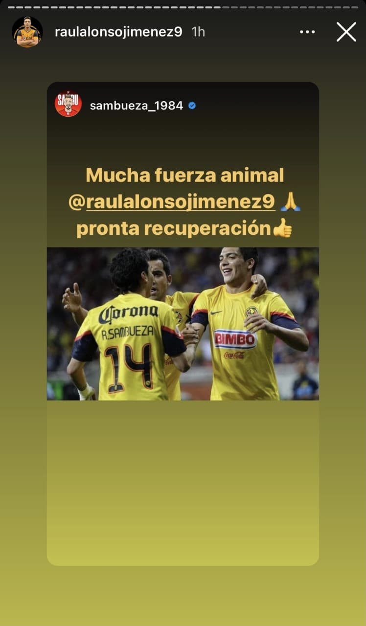 La operación del mexicano fue todo un éxito y agradeció todos los mensajes de apoyo que tuvo en su cuenta de Instagram.