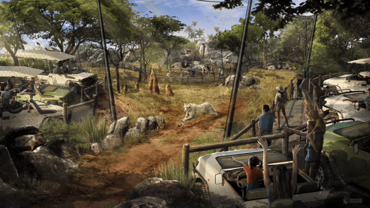 Se busca crear un zoológico moderno de múltiples fases que presenta extensas sabanas donde la vida silvestre africana deambulará.