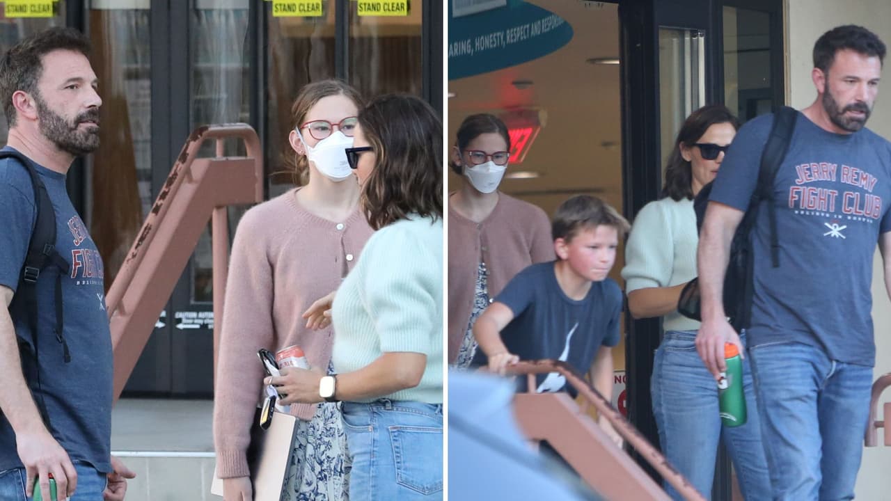 Ben Affleck y su ex, Jennifer Garner, juntos otra vez gracias a sus hijos Samuel y Violet