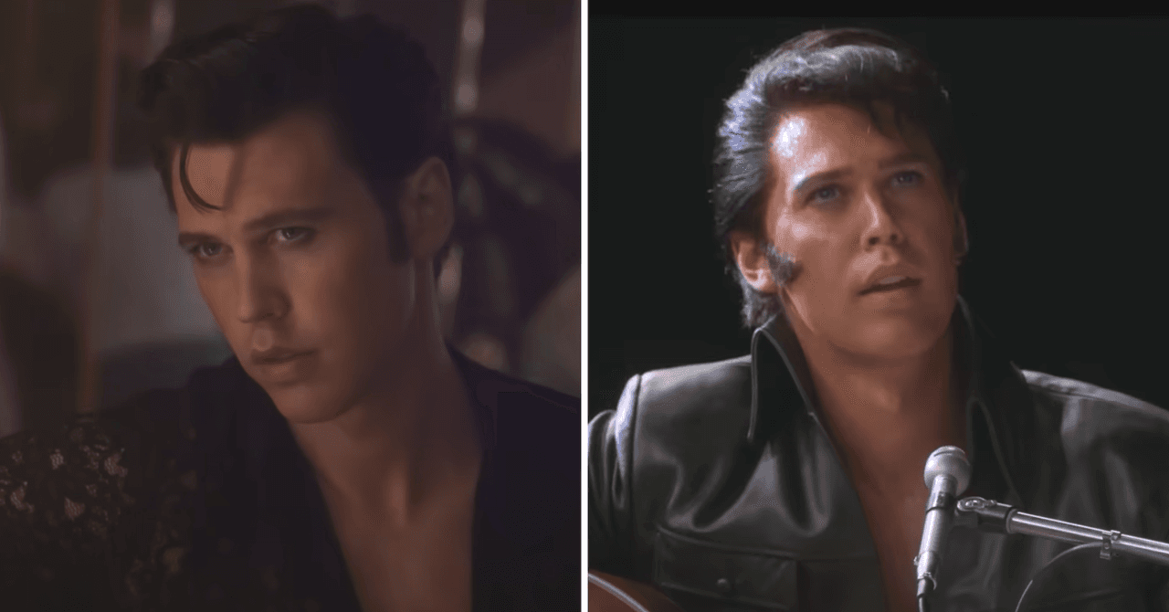 Austin Butler en la película 'Elvis'