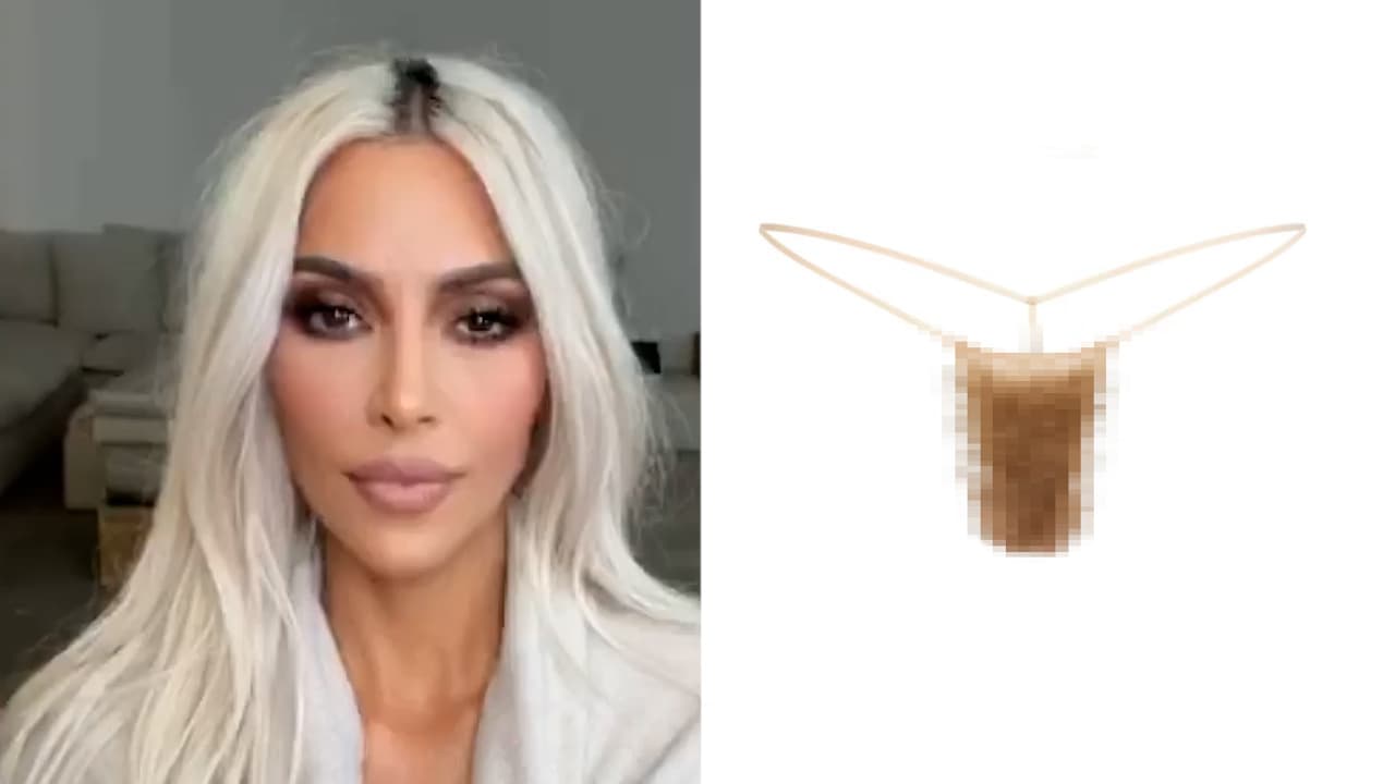 Kim Kardashian lanza polémicas tangas con vello íntimo: esto debes pagar si quieres una