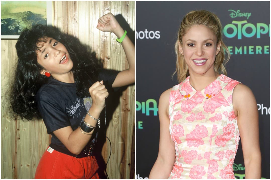 Shakira tenía solo 14 años cuando lanzó su primer disco, 'Magia', y hoy es una de las cantantes más famosas.