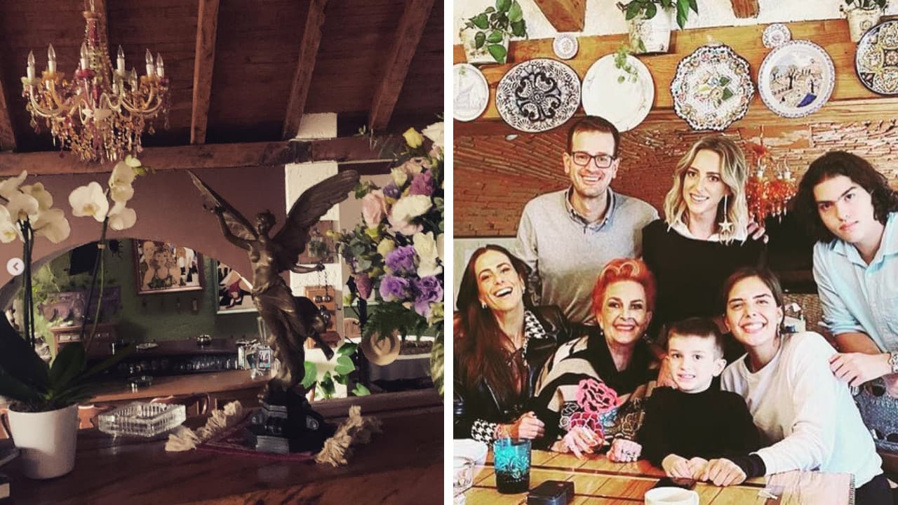 Talina Fernández tenía en la decoración de su casa piezas únicas de arte.