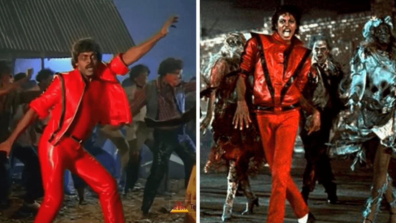 Izquierda fragmento de la cinta 'Donga' y a la derecha 'Thriller'