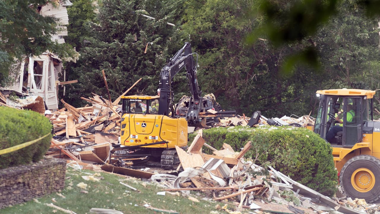 Explosión de una casa deja a dos víctimas mortales en Maryland