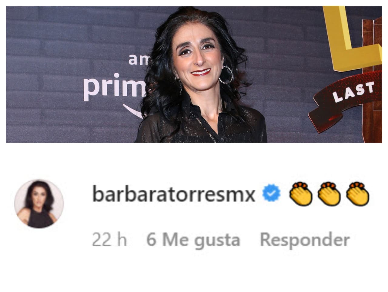 Su colega y amiga, Bárbara Torres, aplaudió sus palabras. 
<br>
