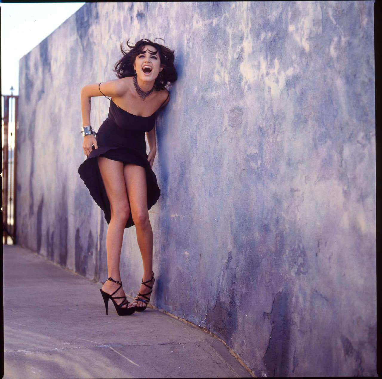 Esta es otra sesión de fotos durante su adolescencia.