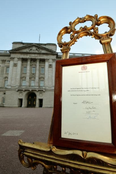 22 julio de 2013 Nace el bebé de los duques, un niño.