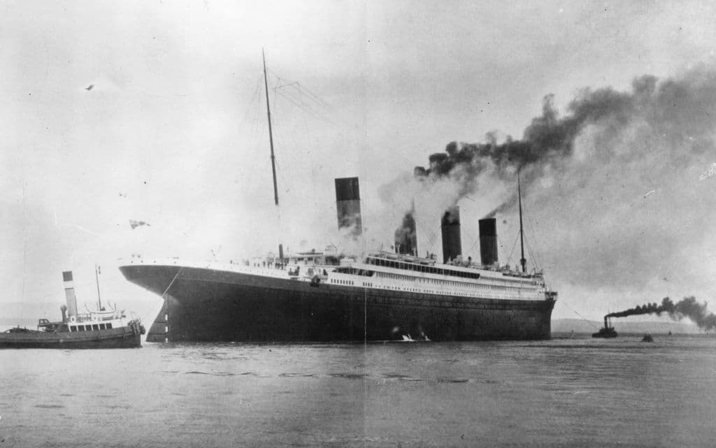 El Titanic en 1912.