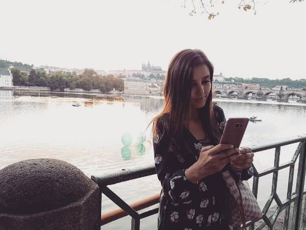 Paulina no se desconecta de sus fans, por eso comparte imágenes de su viaje en sus redes sociales.