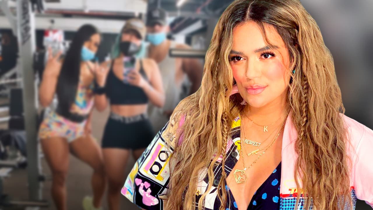 Karol G exhibe el resultado de 3 meses de esfuerzo y ahora va por su abdomen