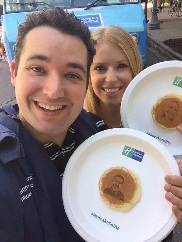 ¡Tu selfie ahora en un pancake!
