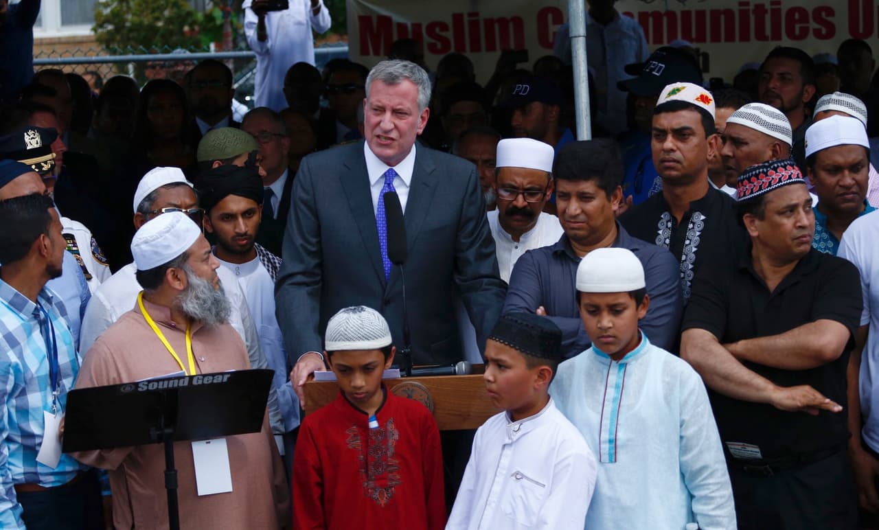 El alcalde de la ciudad de Nueva York, Bill de Blasio, prometió que la justicia será una realidad.