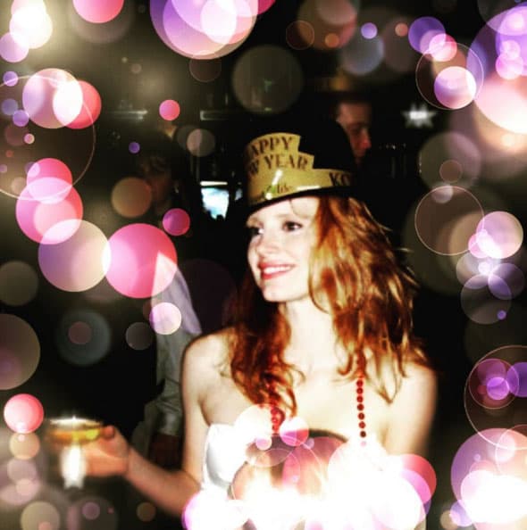 Jessica Chastain, muy ambientada.