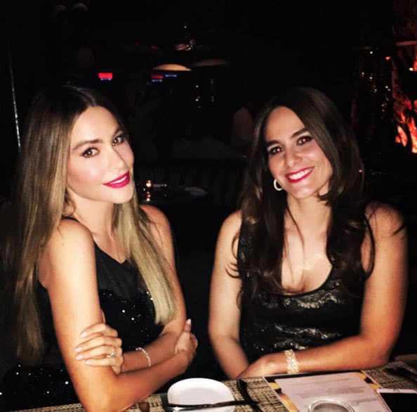 Sofía Vergara lo pasó en familia.