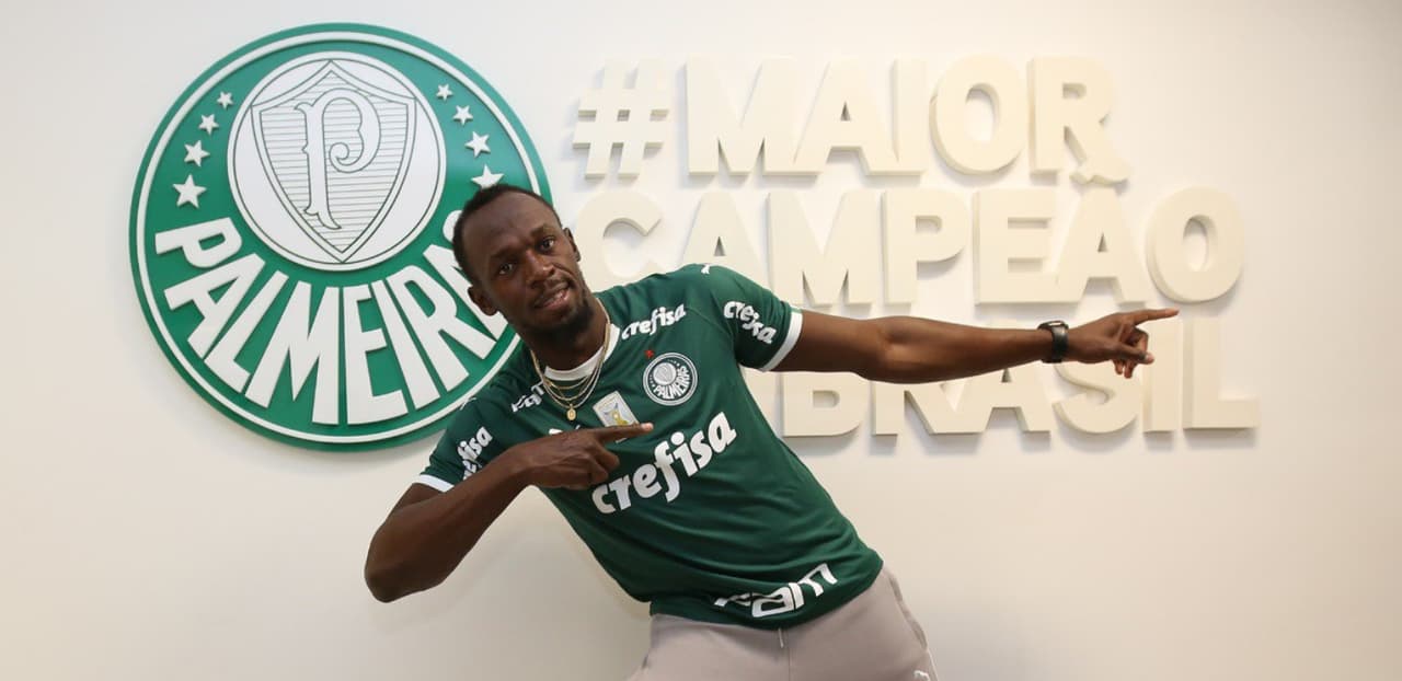 ¡No se rinde con el fútbol! Usain Bolt ahora ‘se prueba’ con el Palmeiras