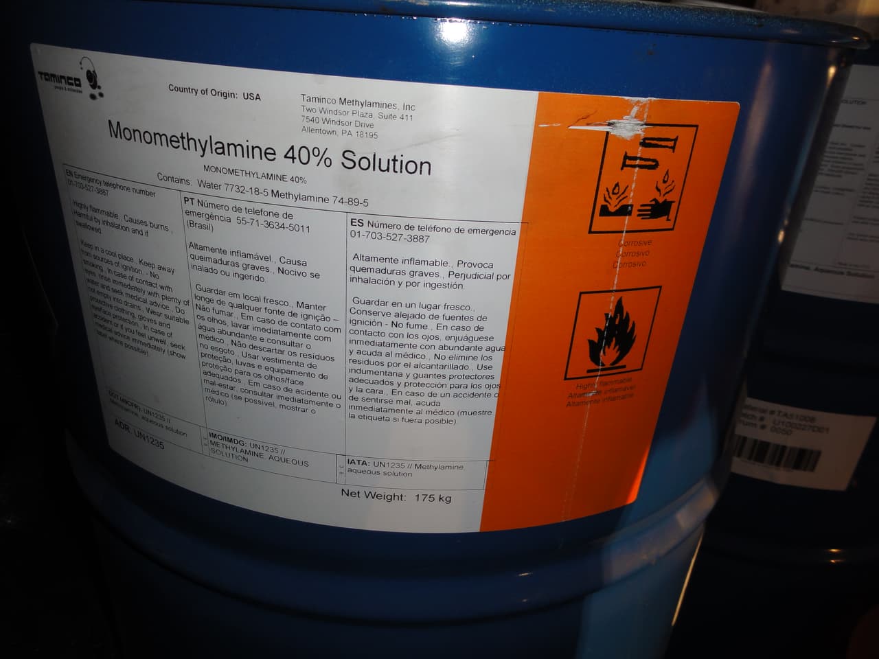 Multa millonaria por no reportar extravío de químico para producir adictivas drogas