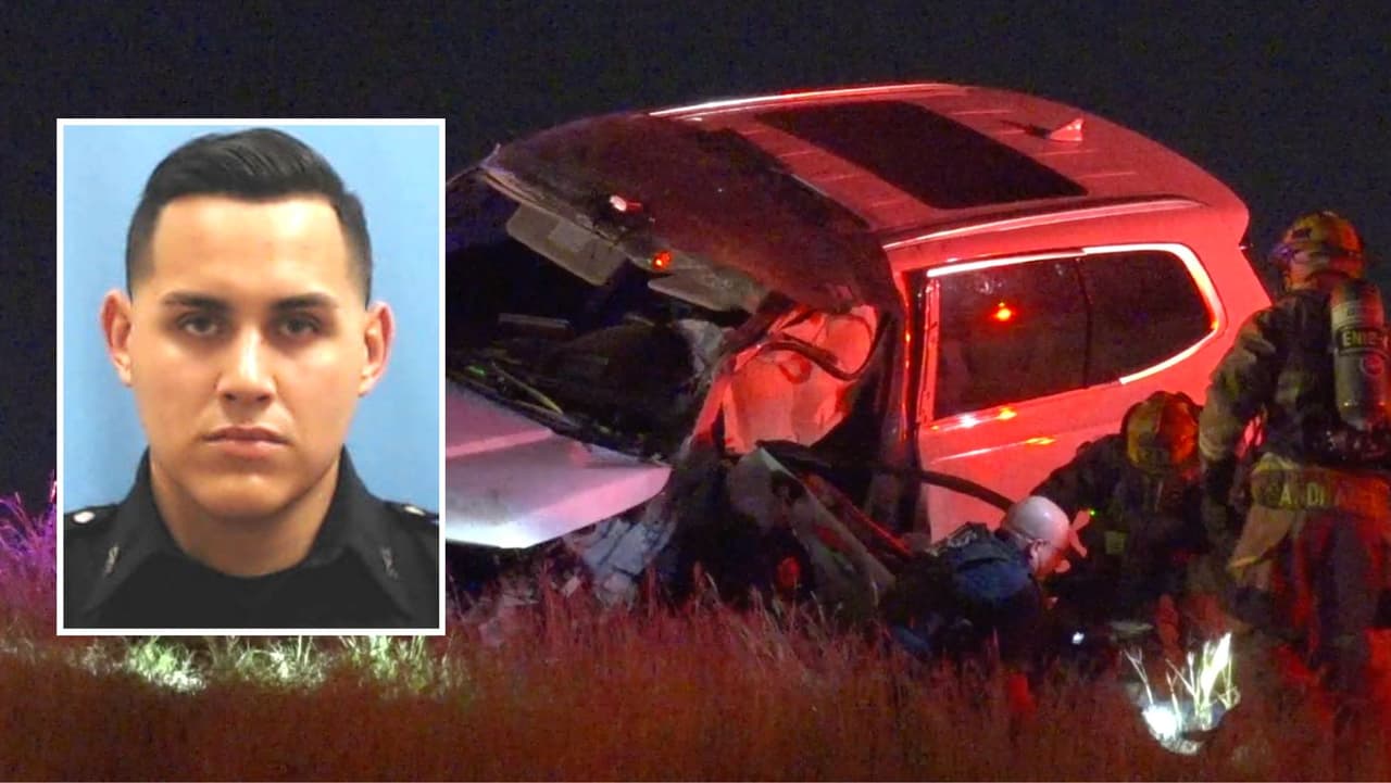 Oficial hispano Jacob Arellano murió en choque frontal con conductora presuntamente ebria