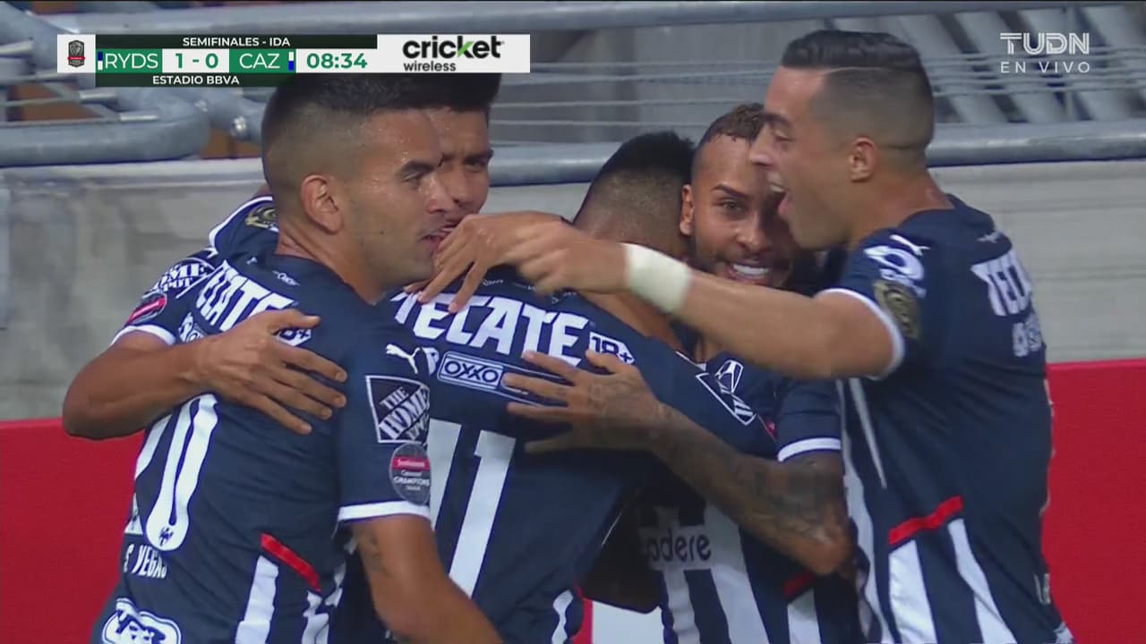 ¡La tercera es la vencida! Maxi Meza pone en ventaja 1-0 a Rayados