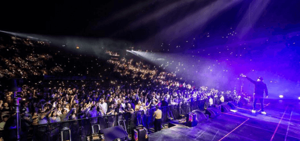 El concierto en Miami se realizó en la American Airlines Arena.