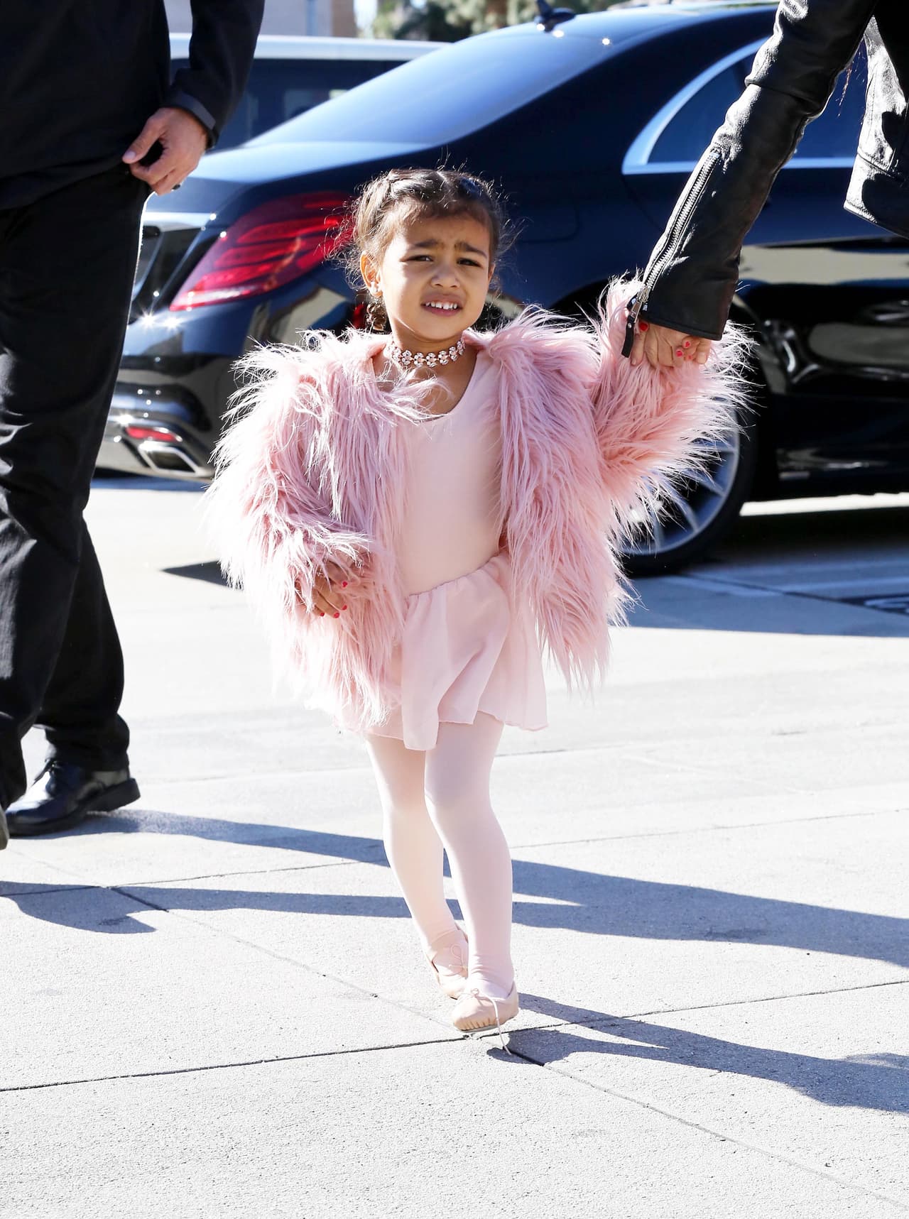 OMG! El look de North se robó la atención de las cámaras.