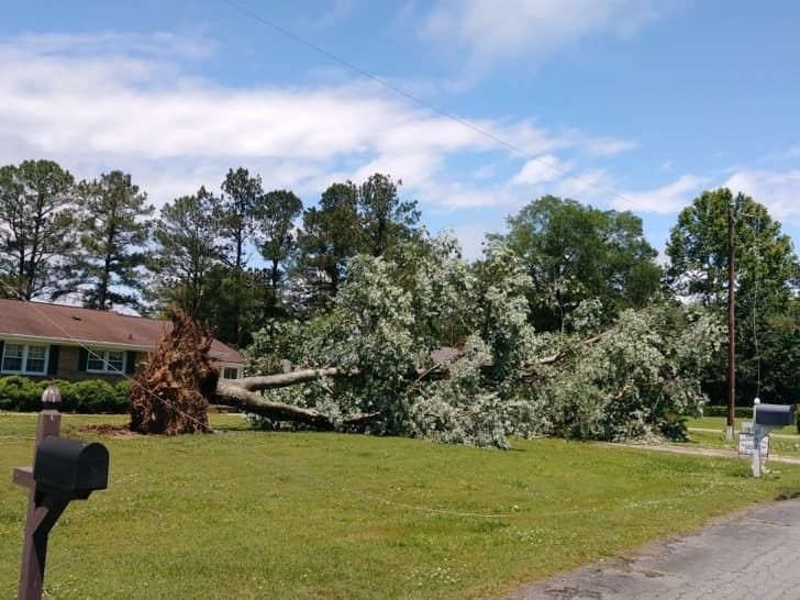 Confirman paso de tornado en Zebulon
