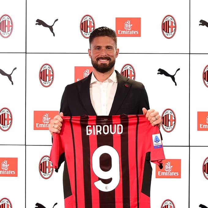 El Milan hace oficial el fichaje de Olivier Giroud