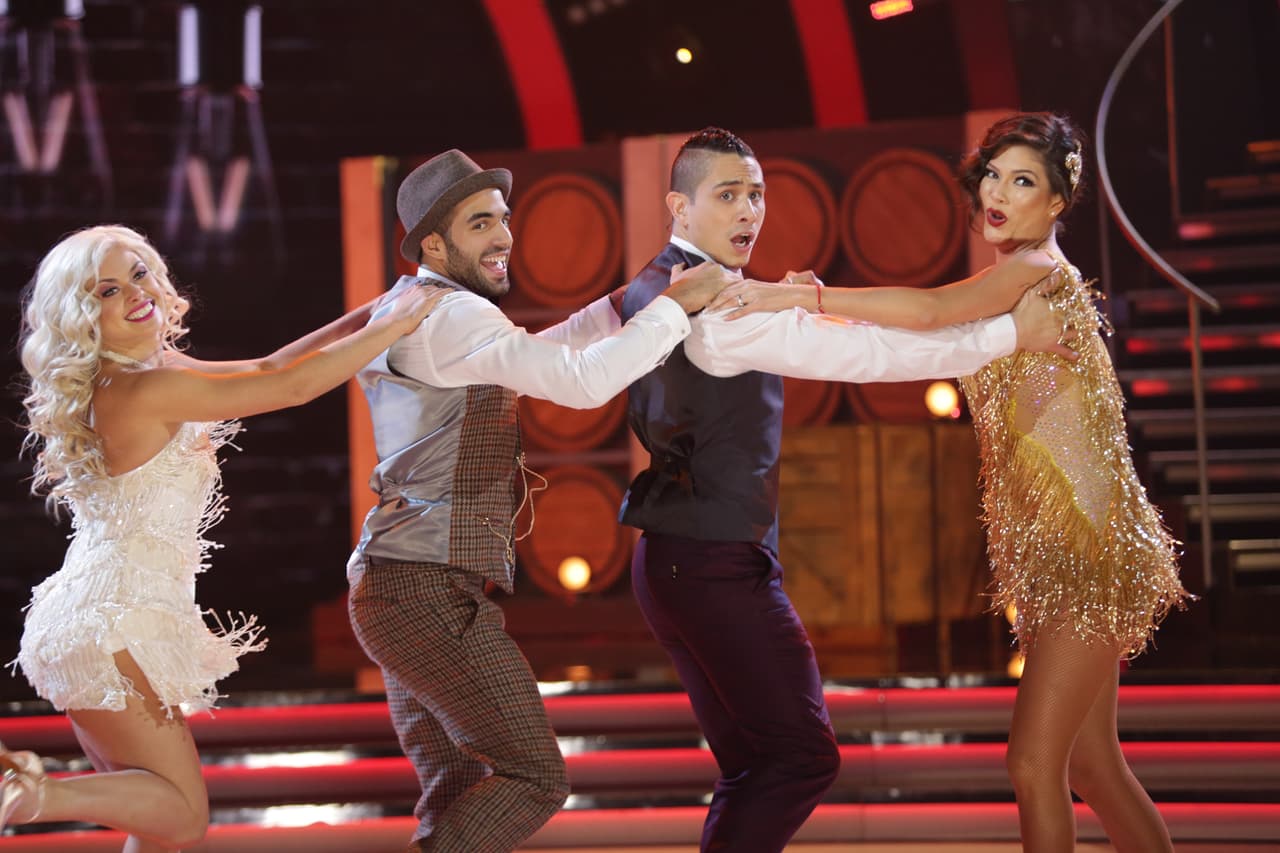 Ambos tuvieron la oportunidad de bailar un charlestón con la canción 'Doop'.