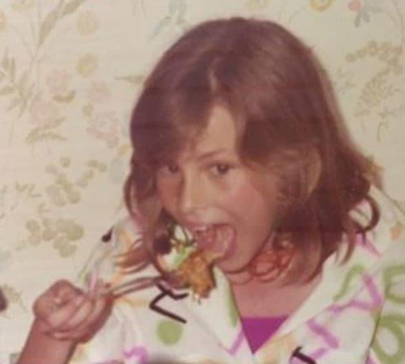 Para prueba, ¡esta foto! Desde chiquita es muy tragona.