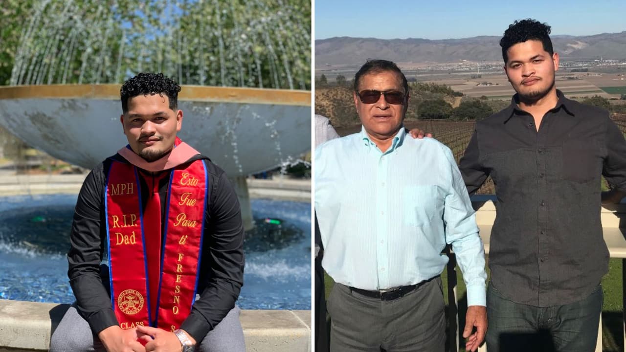 “Tengo un sueño y quiero que lo cumplas”. Estudiante hispano honra a su padre migrante y estudiará para ser neurocirujano